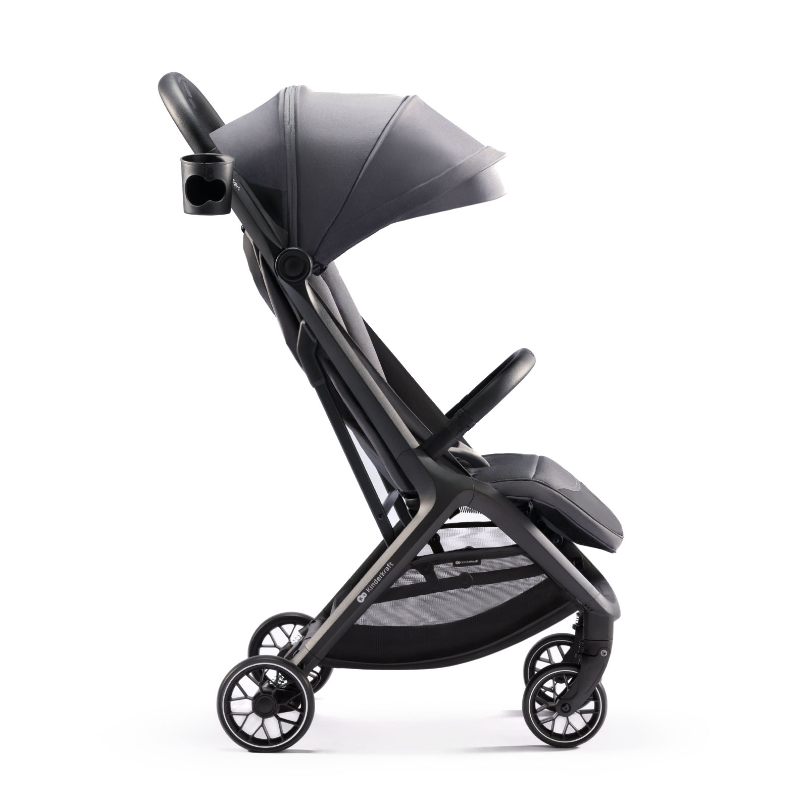 Carucior sport Kinderkraft NUBI 2, Cloudy Grey, pliere automata