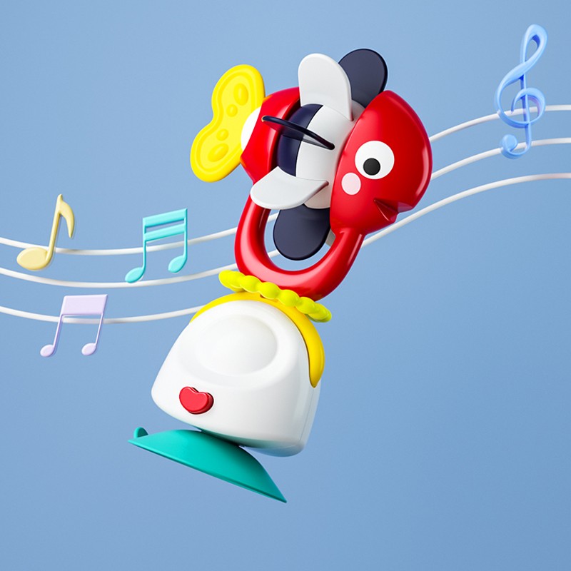 JUCARIE BEBE CU VENTUZA SI ZORNAITOARE PESTISOR