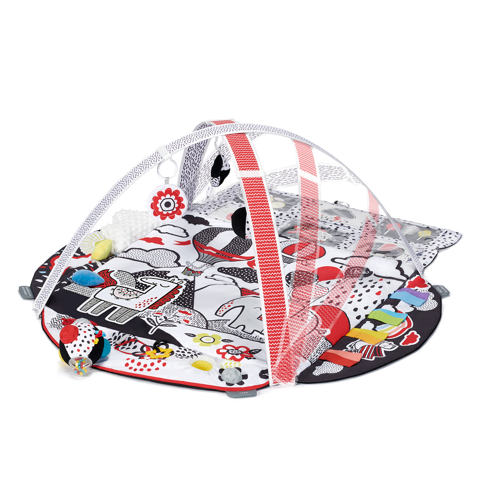 Saltea de joaca educativa Kinderkraft 4SMART pentru bebelusi 0+