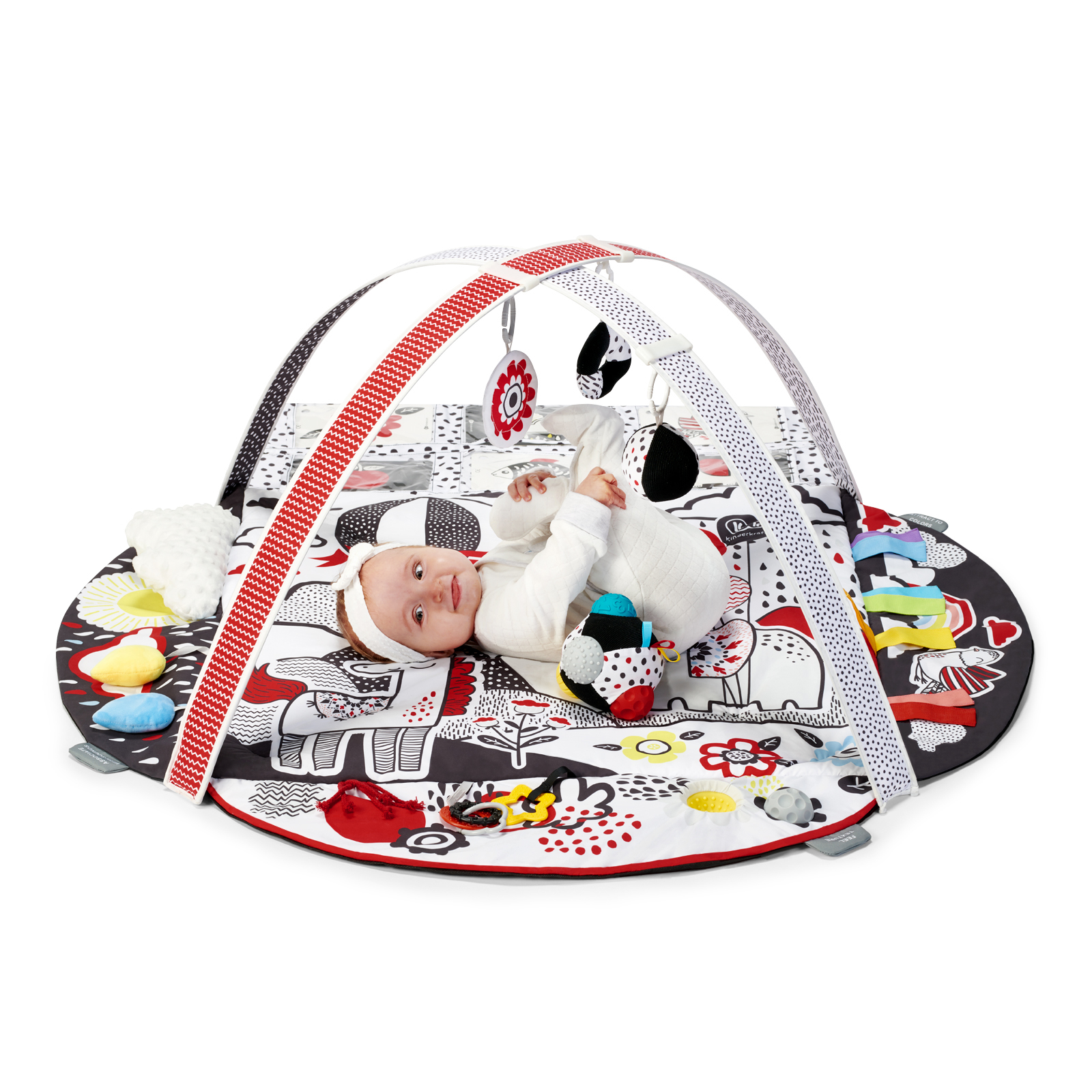 Saltea de joaca educativa Kinderkraft 4SMART pentru bebelusi 0+