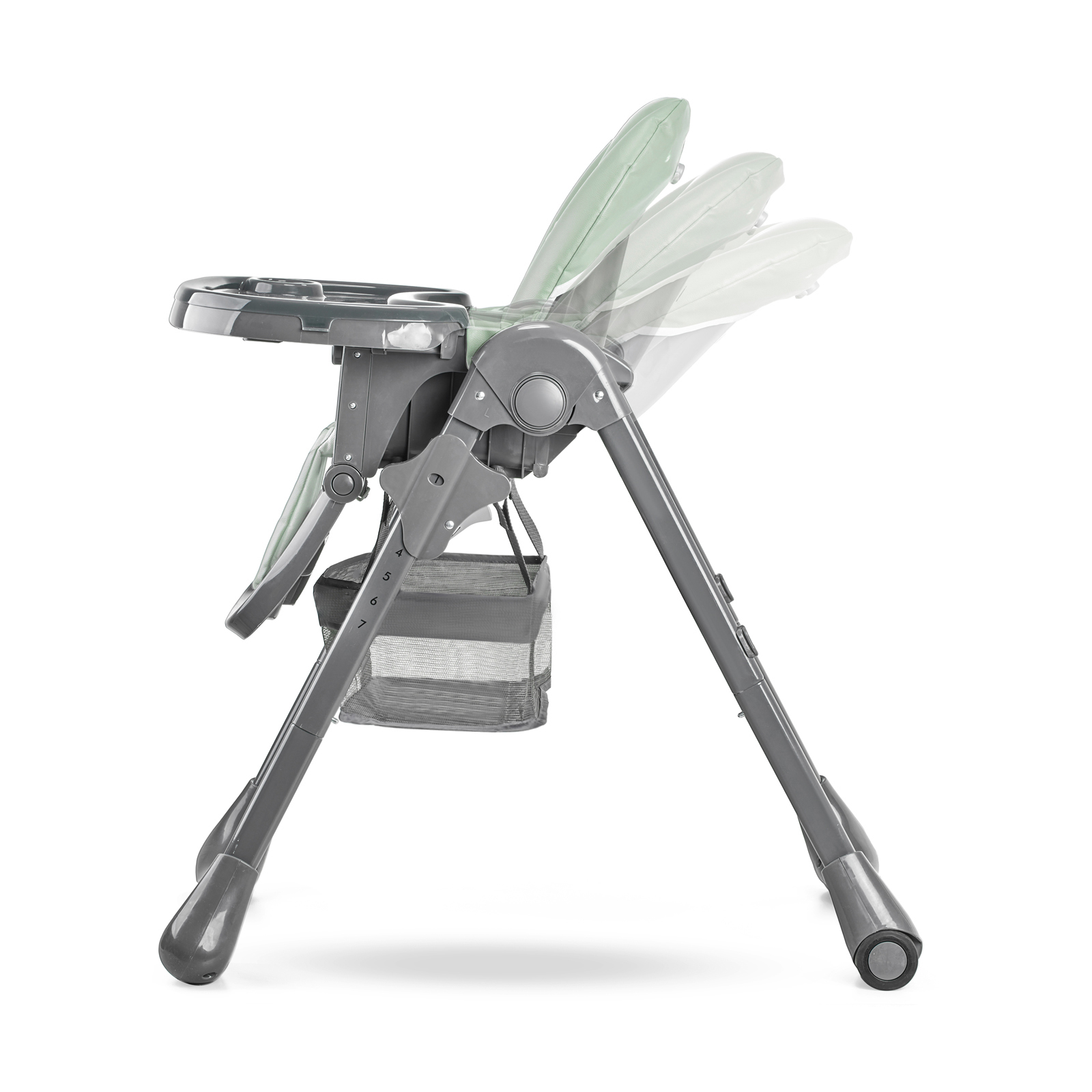 SCAUN DE MASA KINDERKRAFT TASTEE, PLIABIL, OLIVE