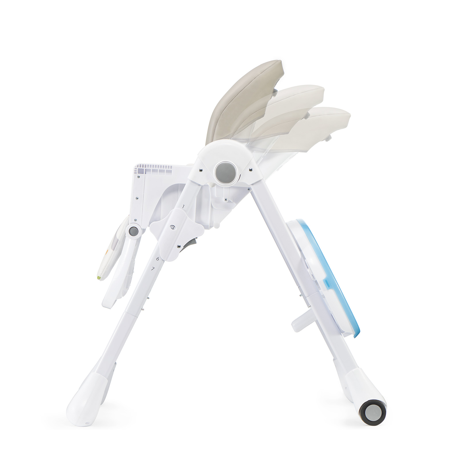 Scaun de masa pliabil Kinderkraft Yummy, multicolor, reglabil