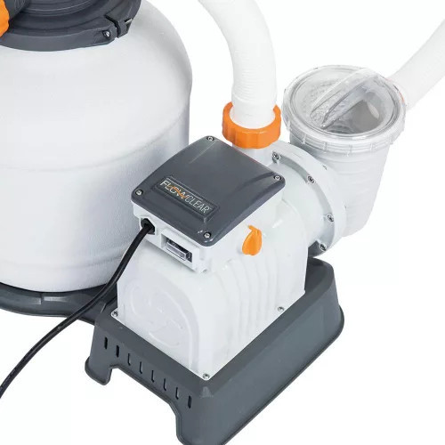Filtru de nisip Bestway Flowclear 8 m3/h cu dozator ChemConnect pentru piscine