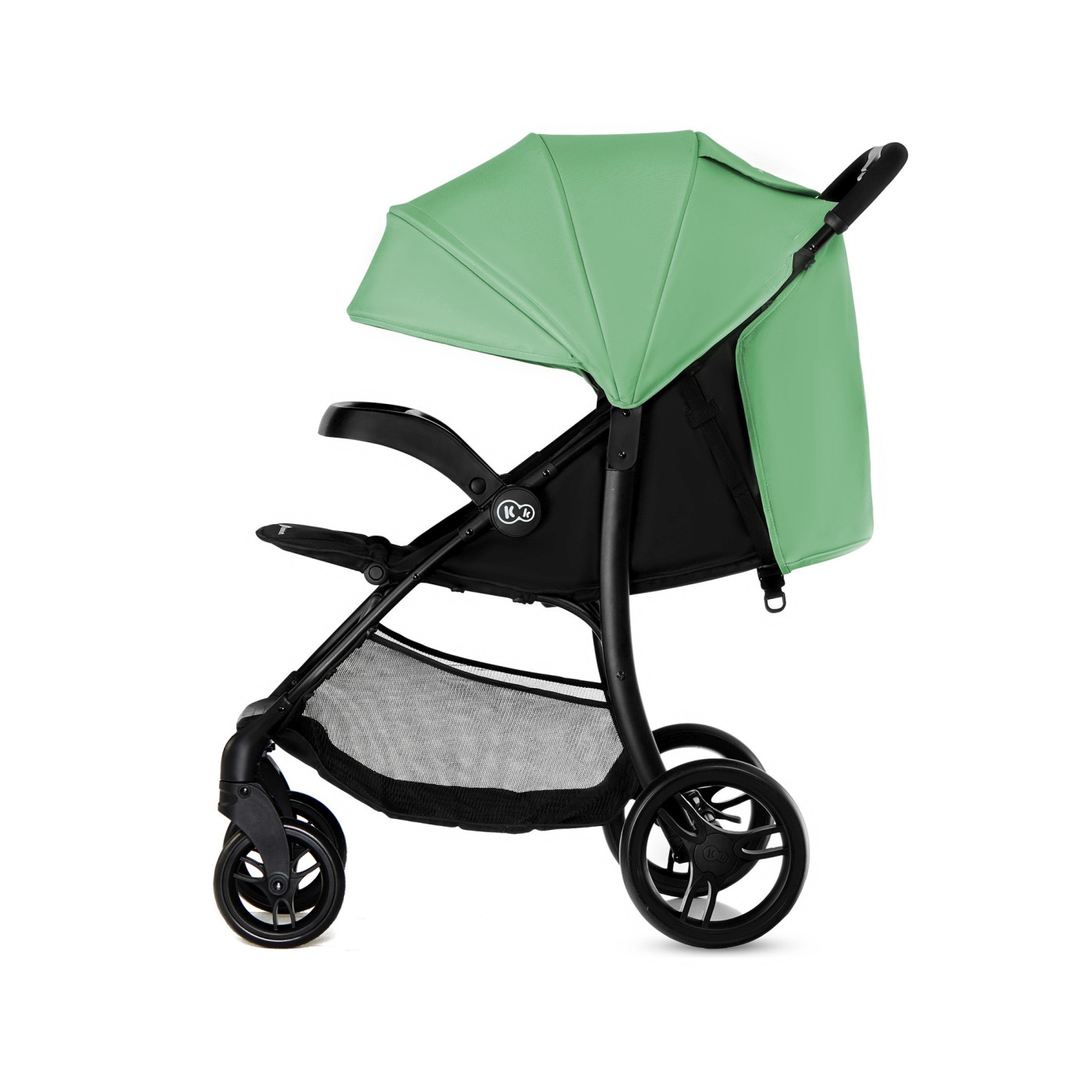 Carucior sport Kinderkraft Cruiser verde, pliere rapida si roti mari