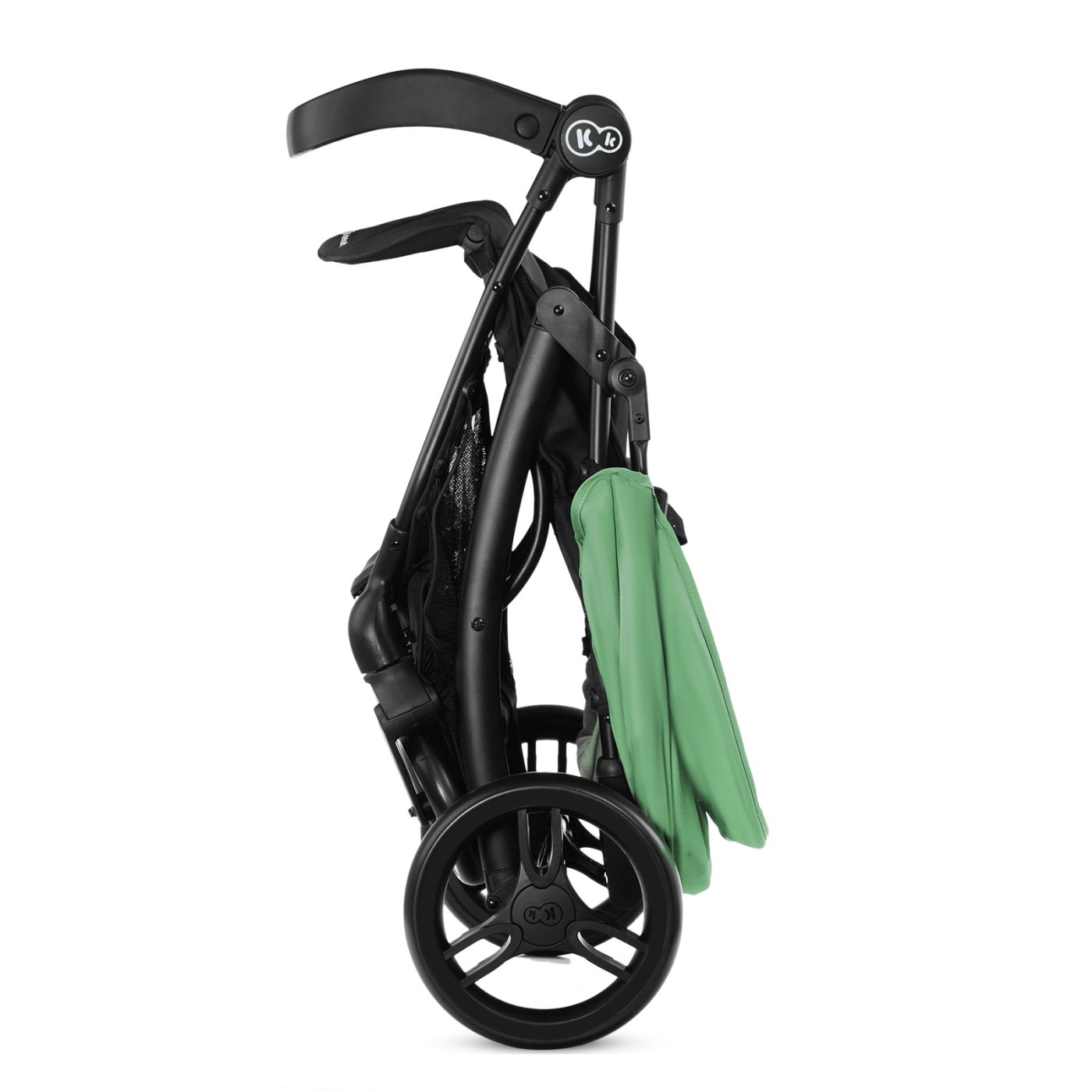 Carucior sport Kinderkraft Cruiser verde, pliere rapida si roti mari