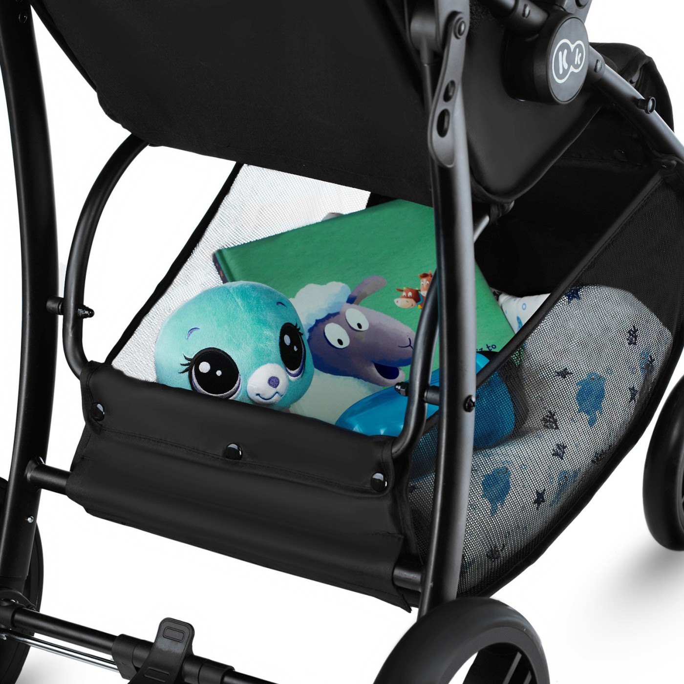 Carucior sport Kinderkraft Cruiser verde, pliere rapida si roti mari