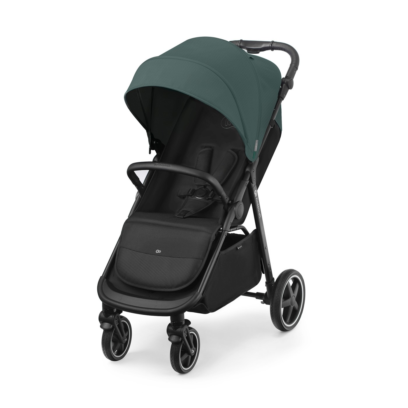 Cărucior sport Kinderkraft Route, Emerald Green, 0-22 kg