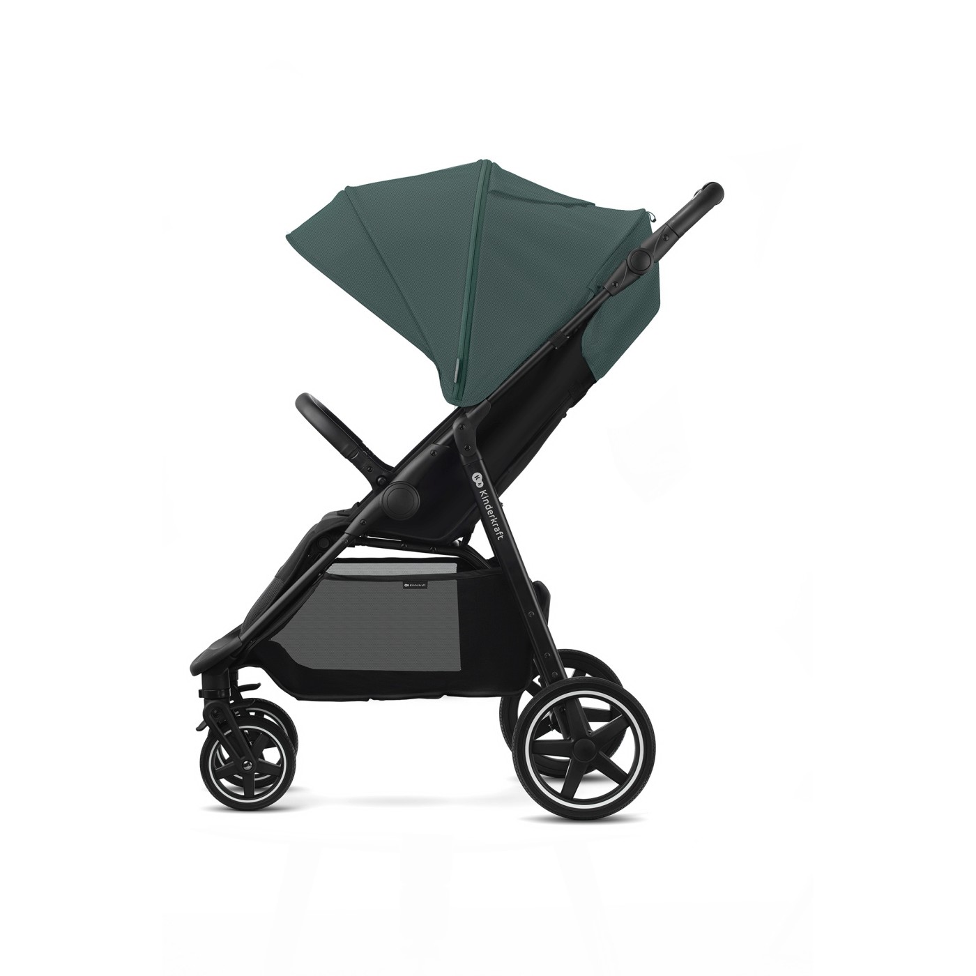 Cărucior sport Kinderkraft Route, Emerald Green, 0-22 kg