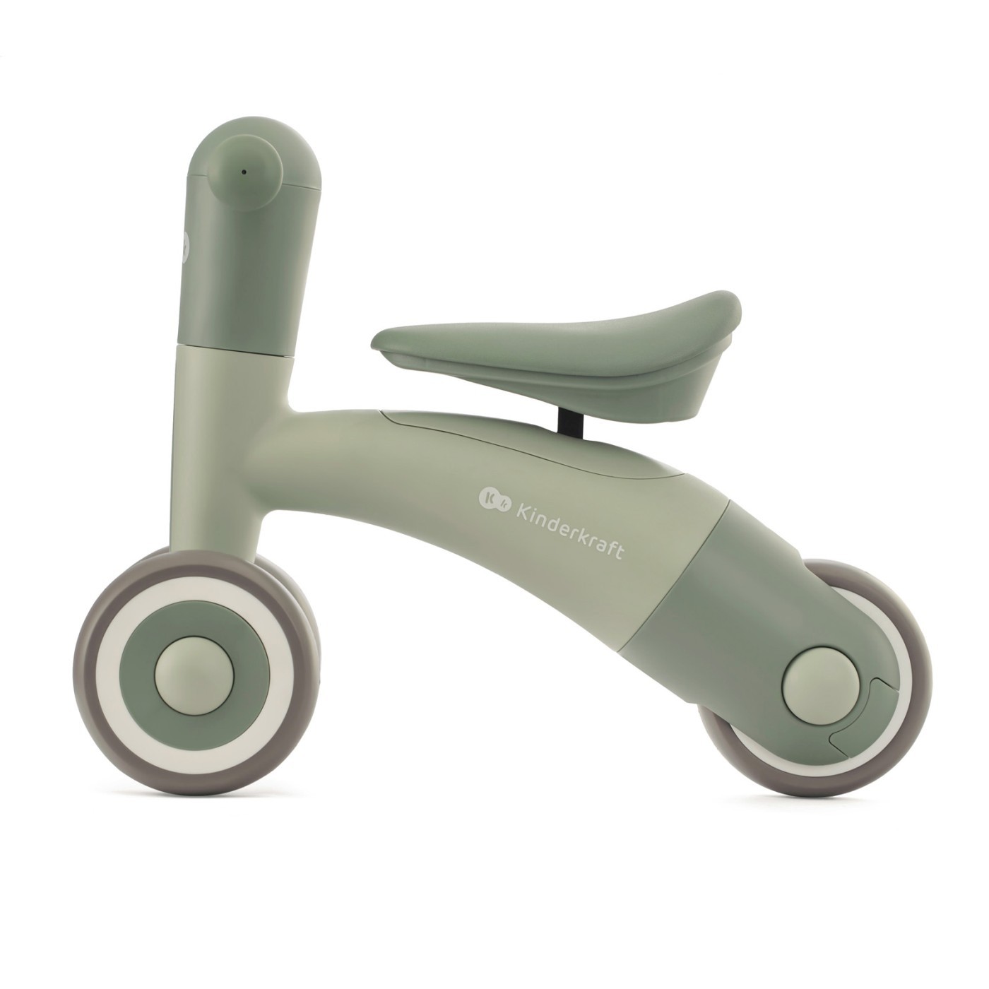 Bicicletă de echilibru Kinderkraft MINIBI, verde Leaf, 3 roți