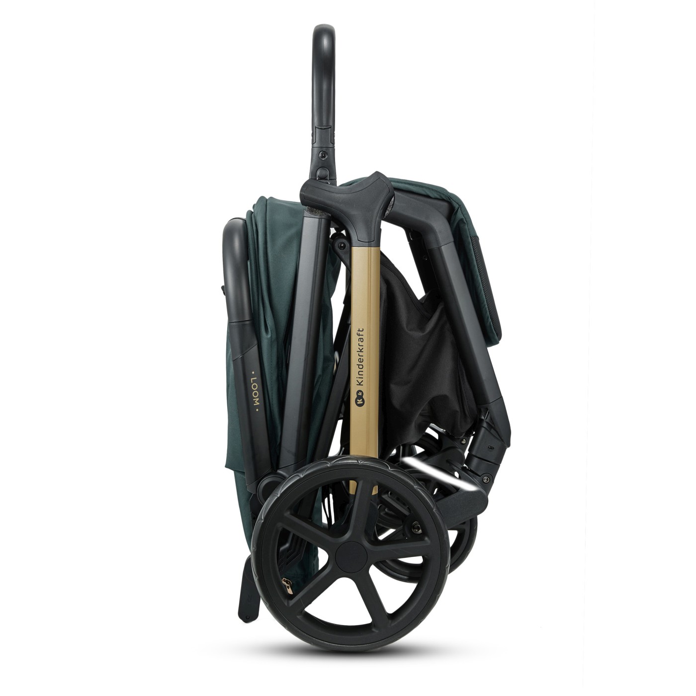 Carucior sport Kinderkraft LOOM 0-22 kg, verde Jade, pliere compacta