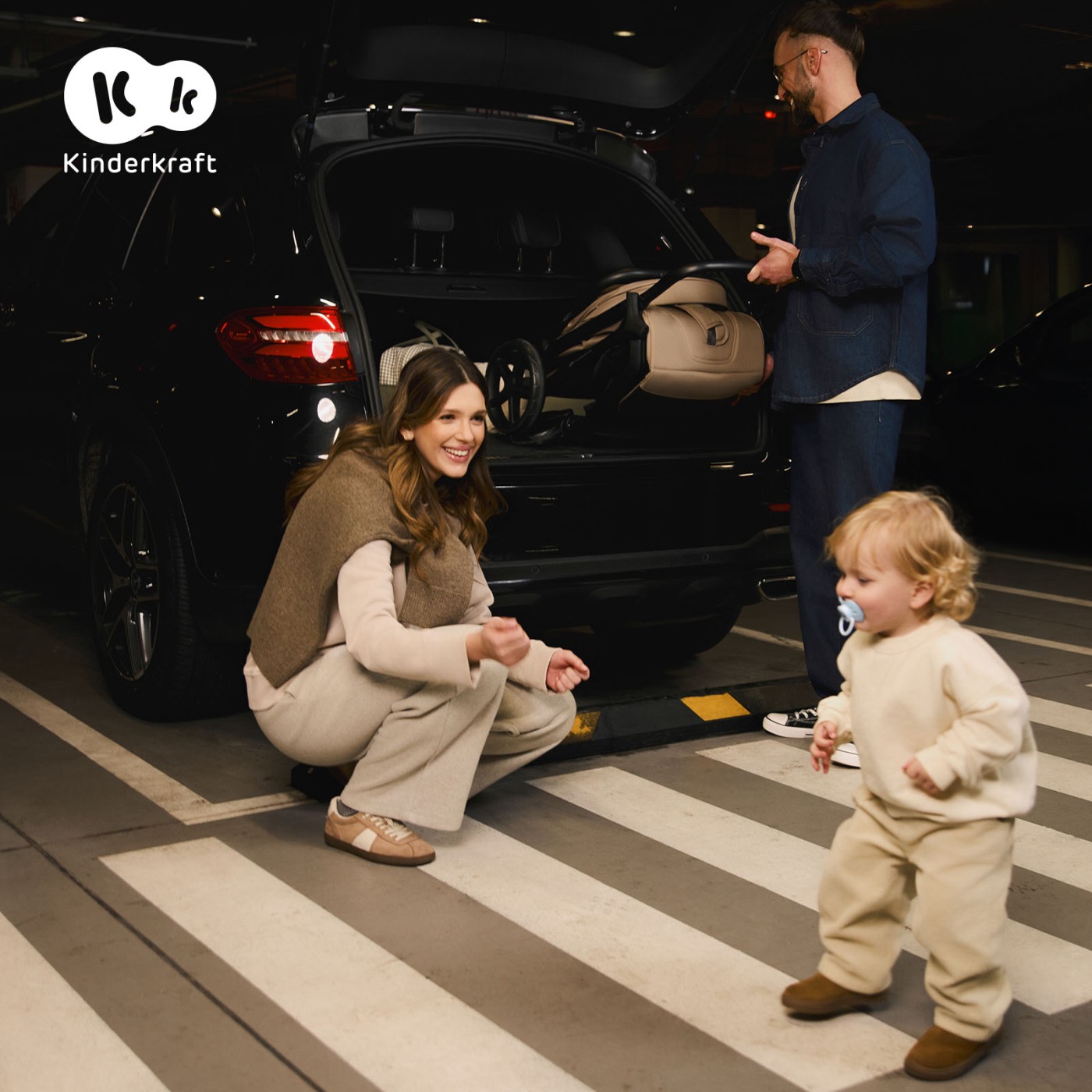 Carucior sport Kinderkraft LOOM, pliabil automat, 0-22 kg, Linen Beige