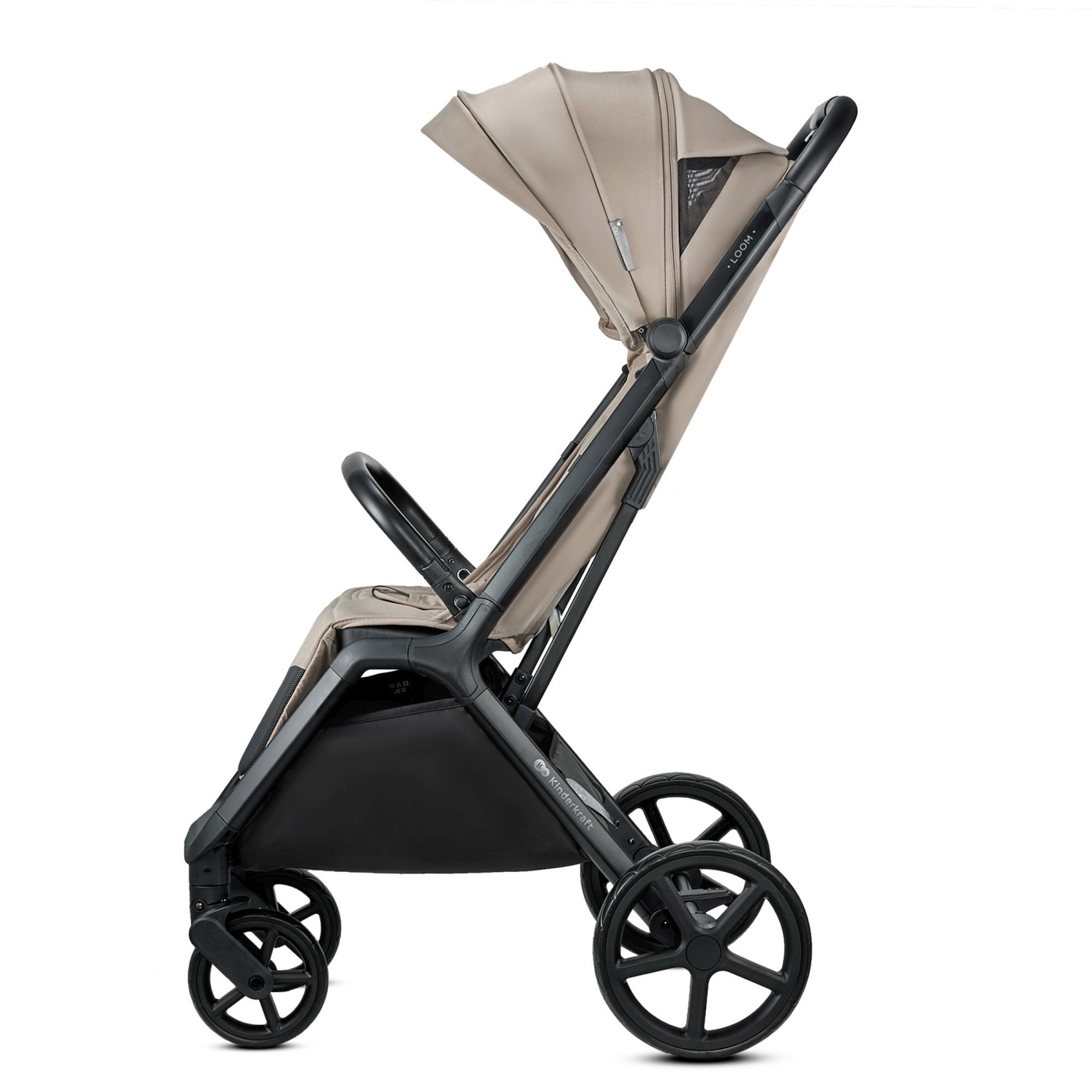 Carucior sport Kinderkraft LOOM, pliabil automat, 0-22 kg, Linen Beige