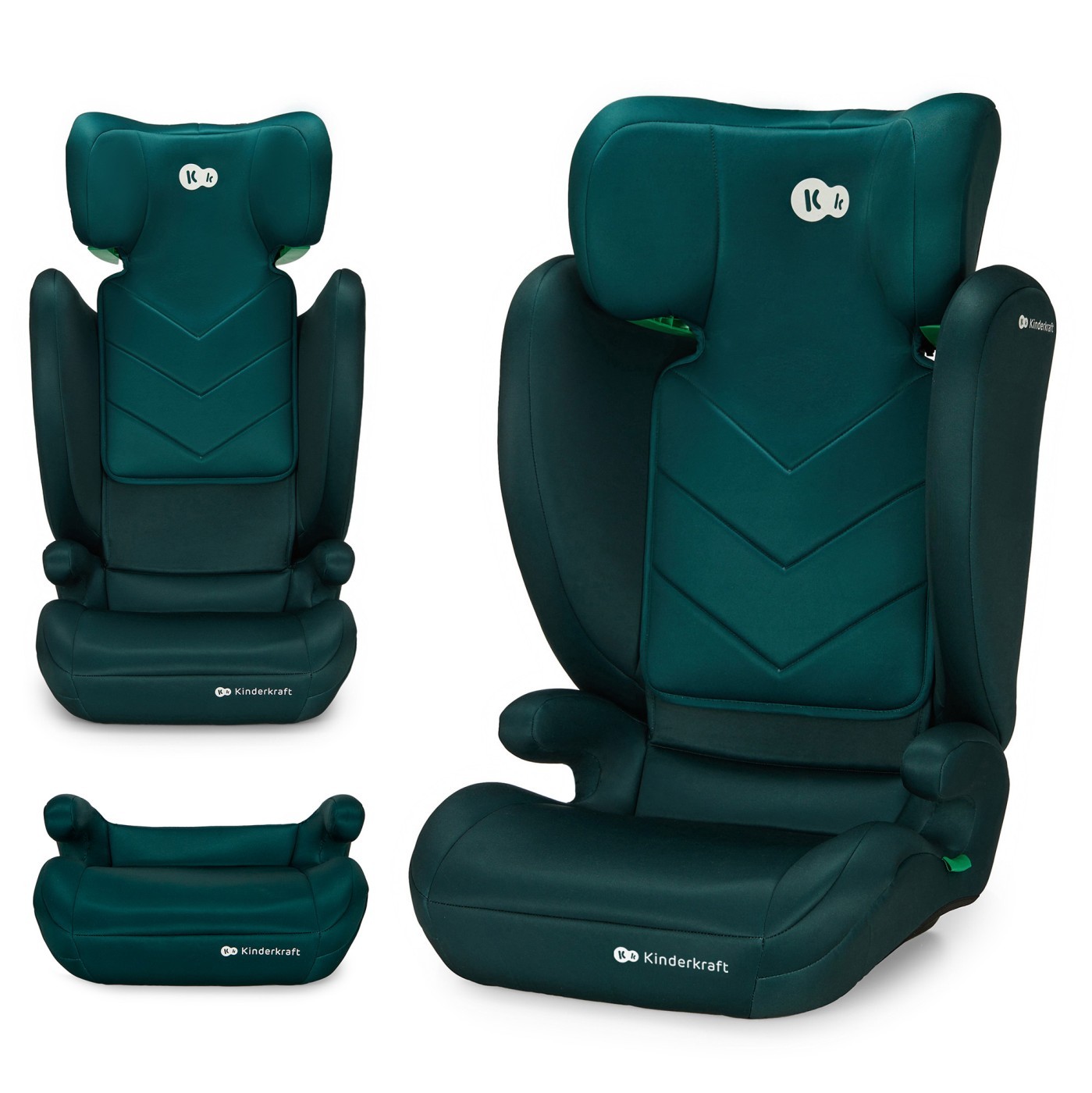 Scaun auto Kinderkraft I-SPARK i-Size 100-150 cm, verde