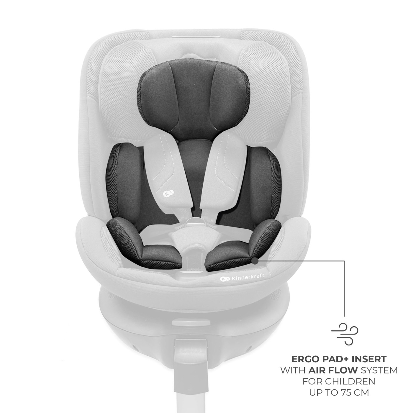 SCAUN AUTO KINDERKRAFT XRIDER 2 I-SIZE 40-150 CM GREY