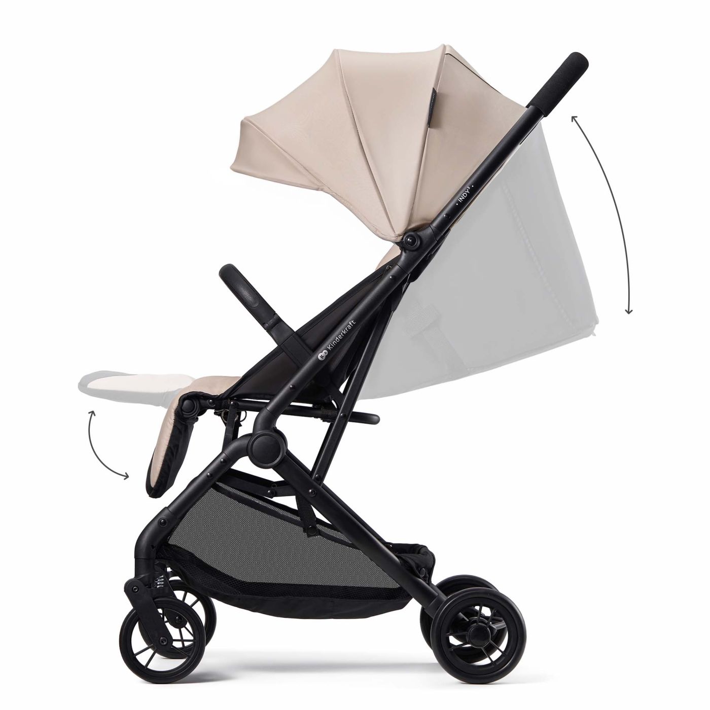 CARUCIOR SPORT KINDERKRAFT INDY3, MISTY BEIGE