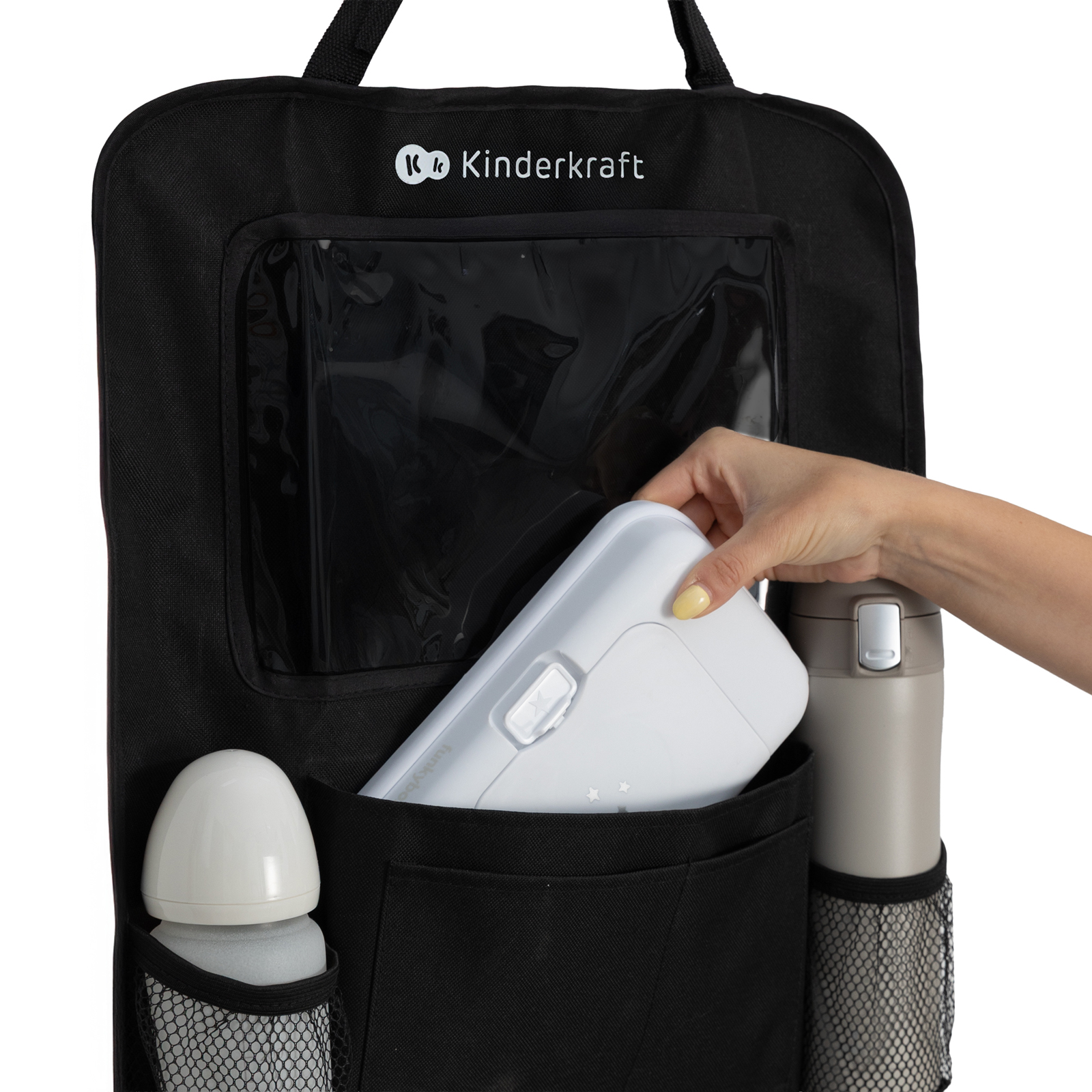 ORGANIZATOR AUTO KINDERKRAFT, 2 IN 1, BLACK