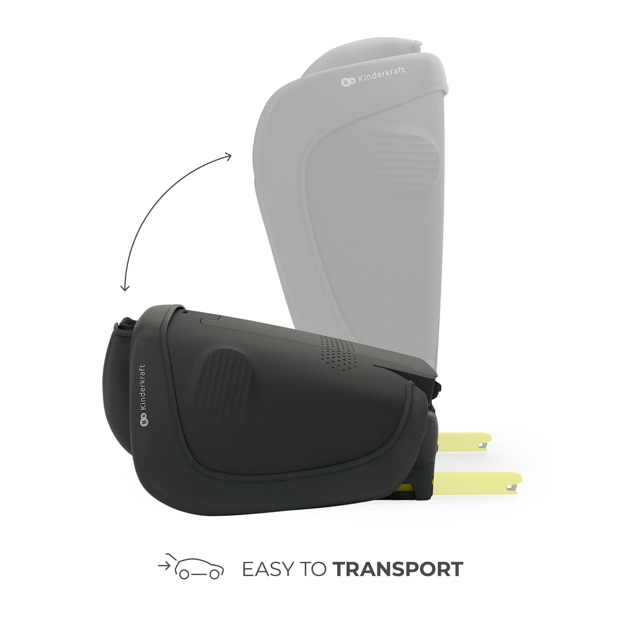 SCAUN AUTO KINDERKRAFT UNITY2 100-150 CM, BLACK