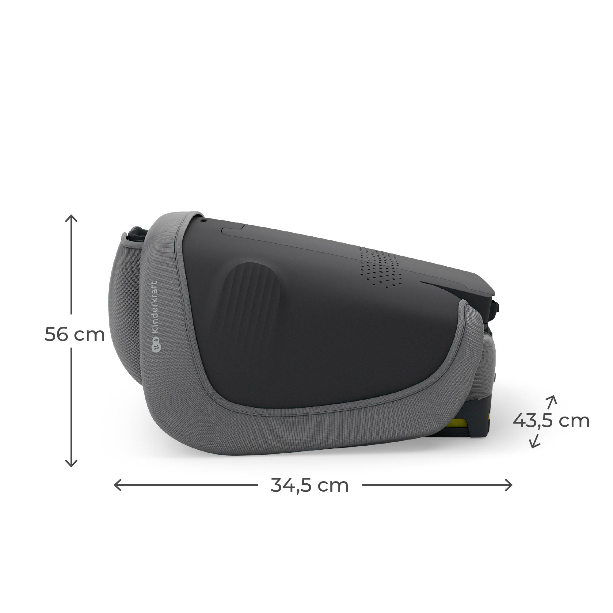 SCAUN AUTO KINDERKRAFT UNITY2 100-150 CM, GREY