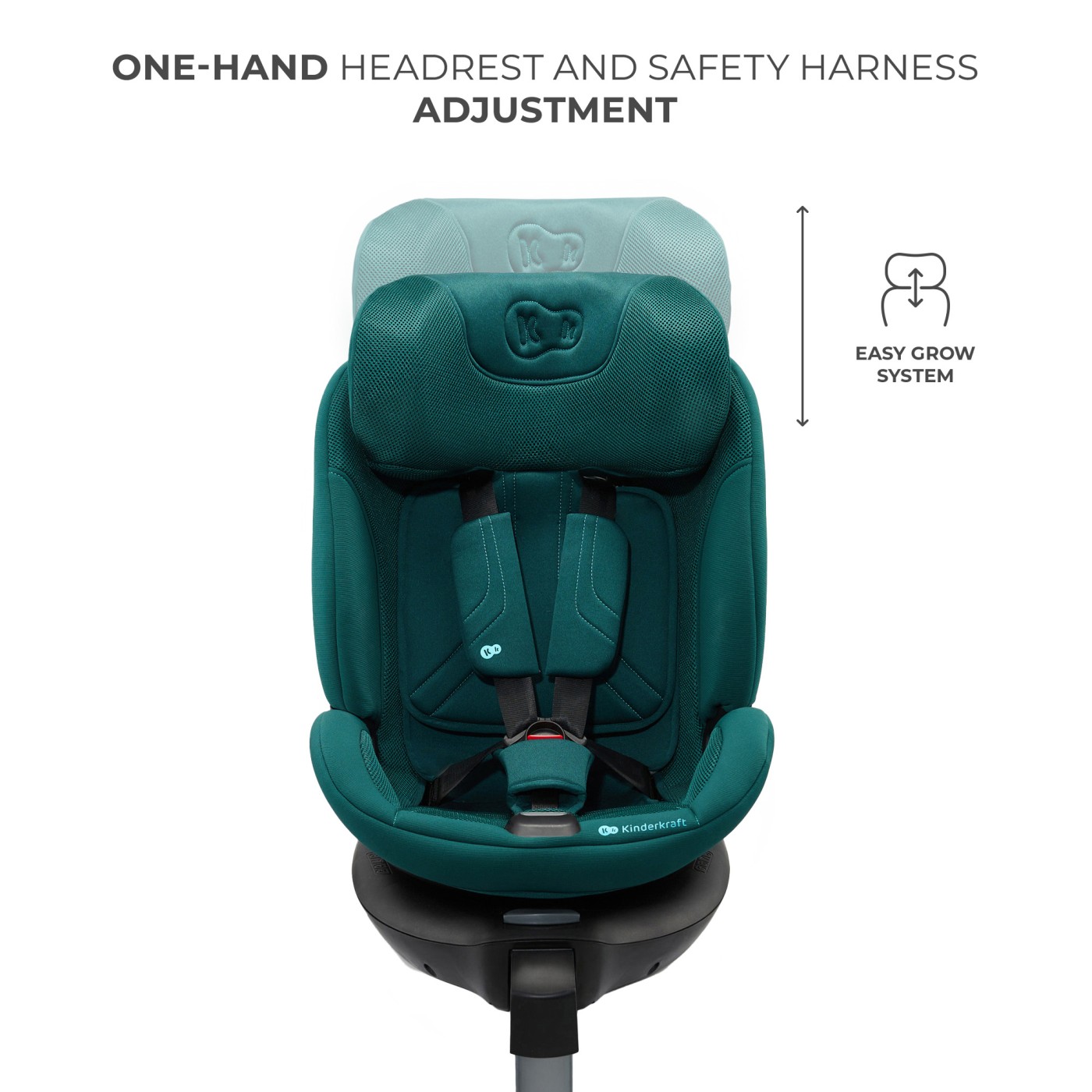 SCAUN AUTO KINDERKRAFT XRIDER 2 I-SIZE 40-150 CM GREEN