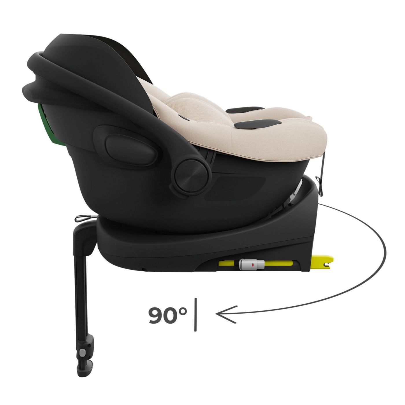 SCOICA AUTO KINDERKRAFT I-LITE CU BAZA ENDURA SAFE FX BEIGE