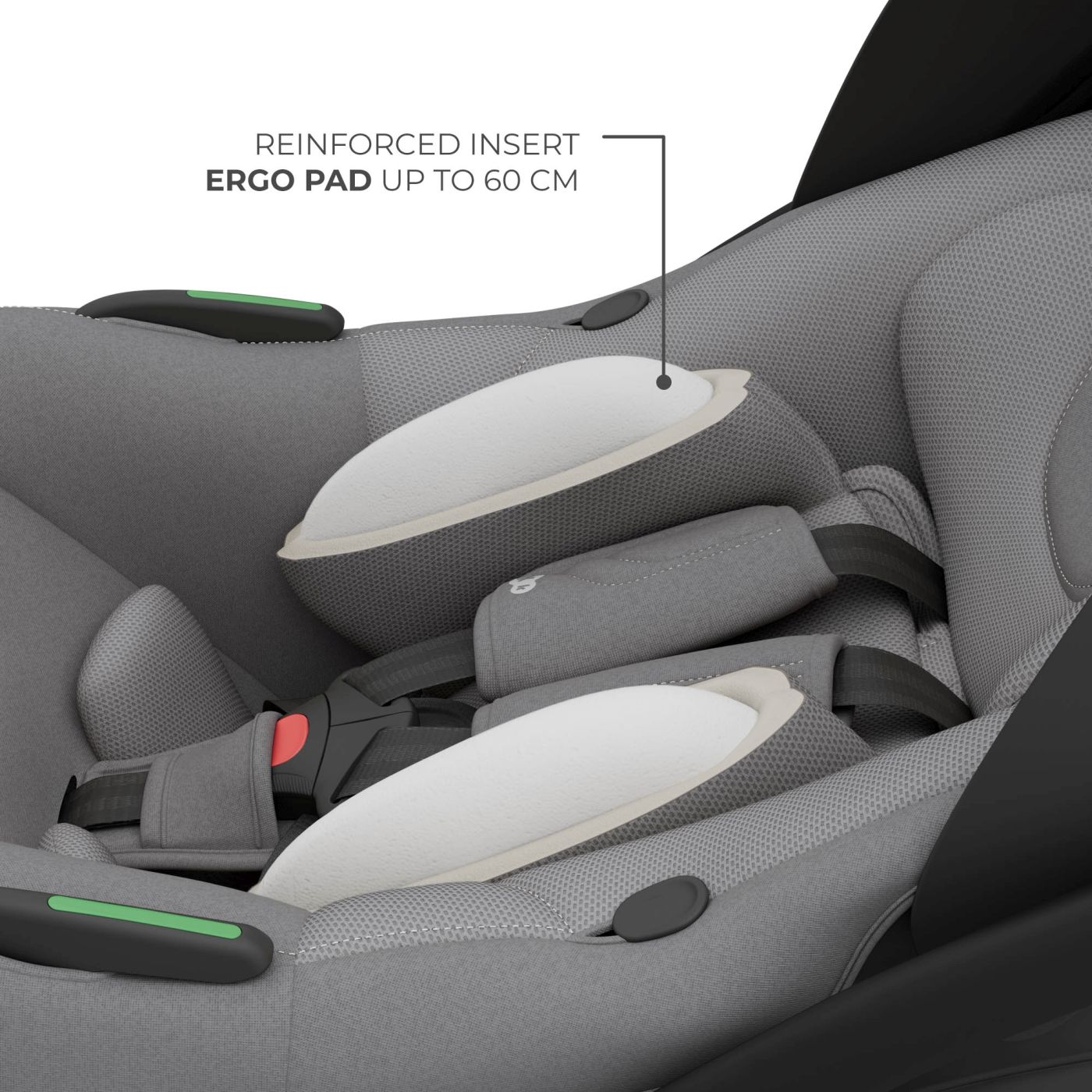 SCOICA AUTO KINDERKRAFT I-LITE CU BAZA ISOFIX ENDURA SAFE FX, GRAY