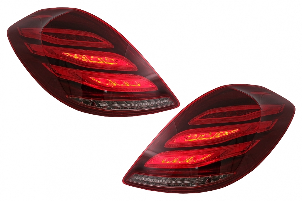 Pachet Exterior cu Stopuri Full LED Semnalizare Dinamica Mercedes S-Class W222 (2013-Up) S63 M-Design Performance AutoTuning