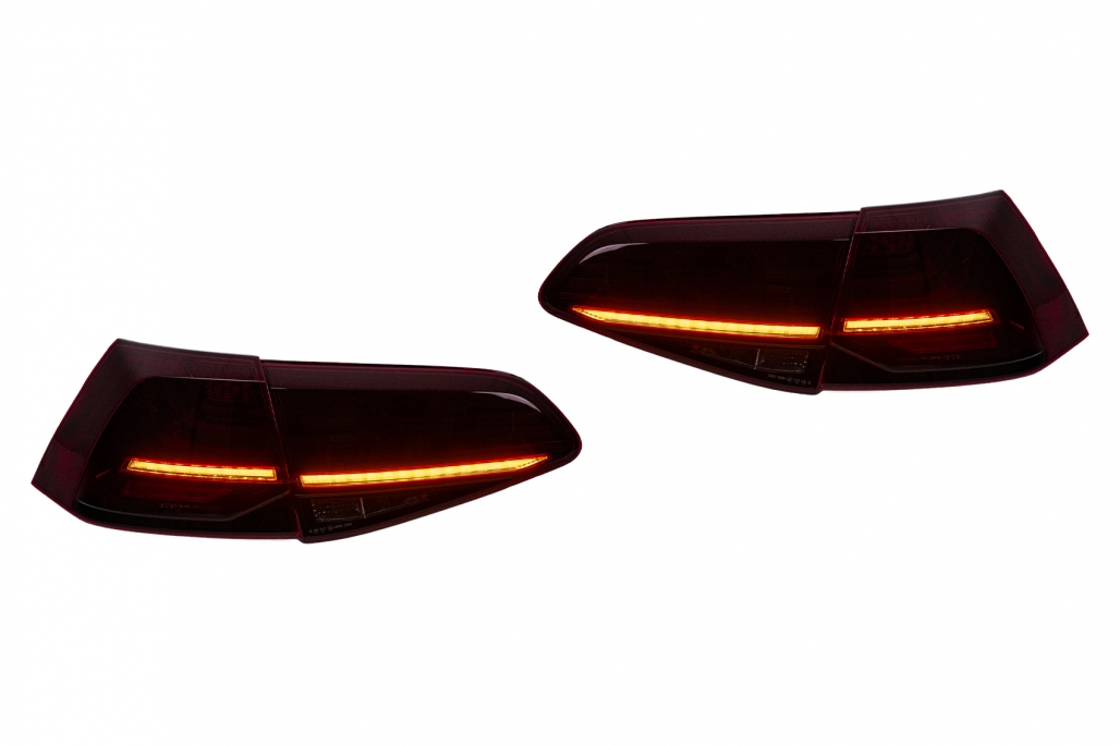 Stopuri Full LED compatibil cuVW Golf 7 & 7.5 VII (2013-2019) Facelift Retrofit G7.5 Look Dinamic Secvential Performance AutoTuning