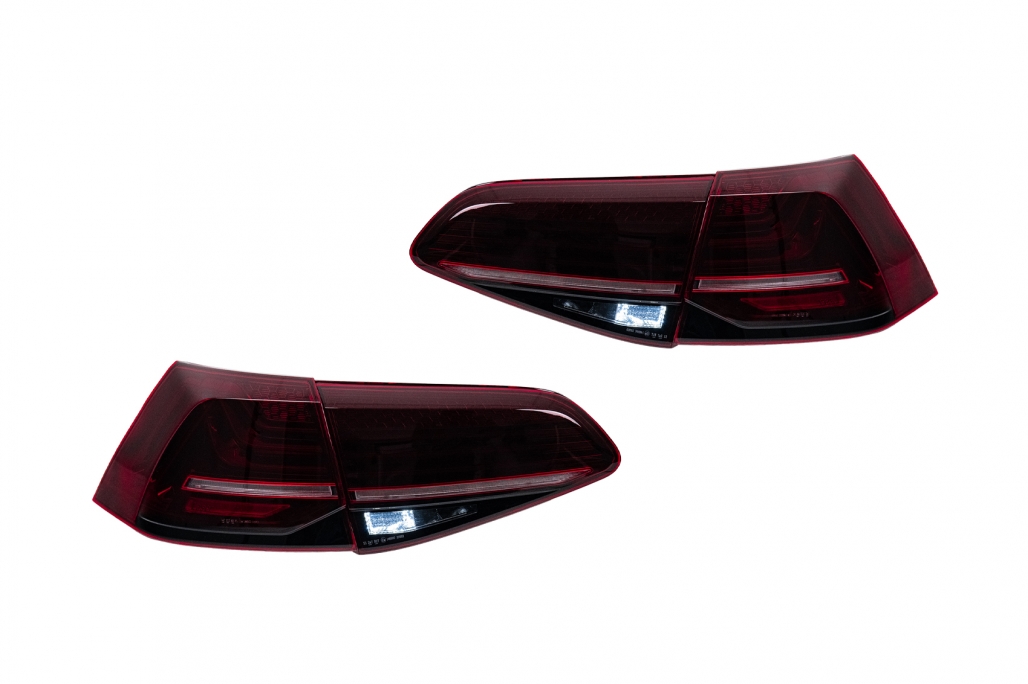 Stopuri Full LED compatibil cuVW Golf 7 & 7.5 VII (2013-2019) Facelift Retrofit G7.5 Look Dinamic Secvential Performance AutoTuning