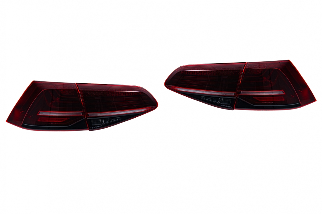 Stopuri Full LED compatibil cuVW Golf 7 & 7.5 VII (2013-2019) Facelift Retrofit G7.5 Look Dinamic Secvential Performance AutoTuning