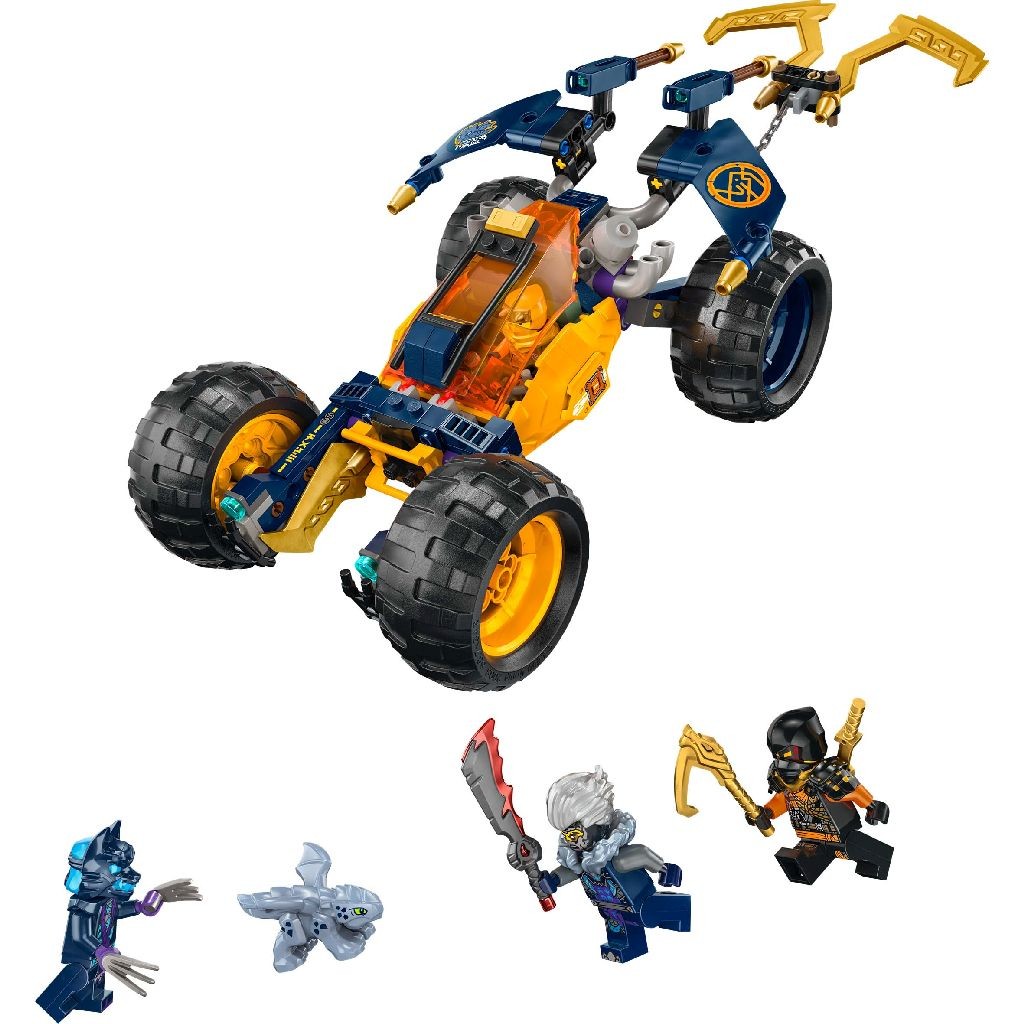 LEGO NINJAGO Vehiculul de teren ninja al lui Arin 71811 pentru copii 7+
