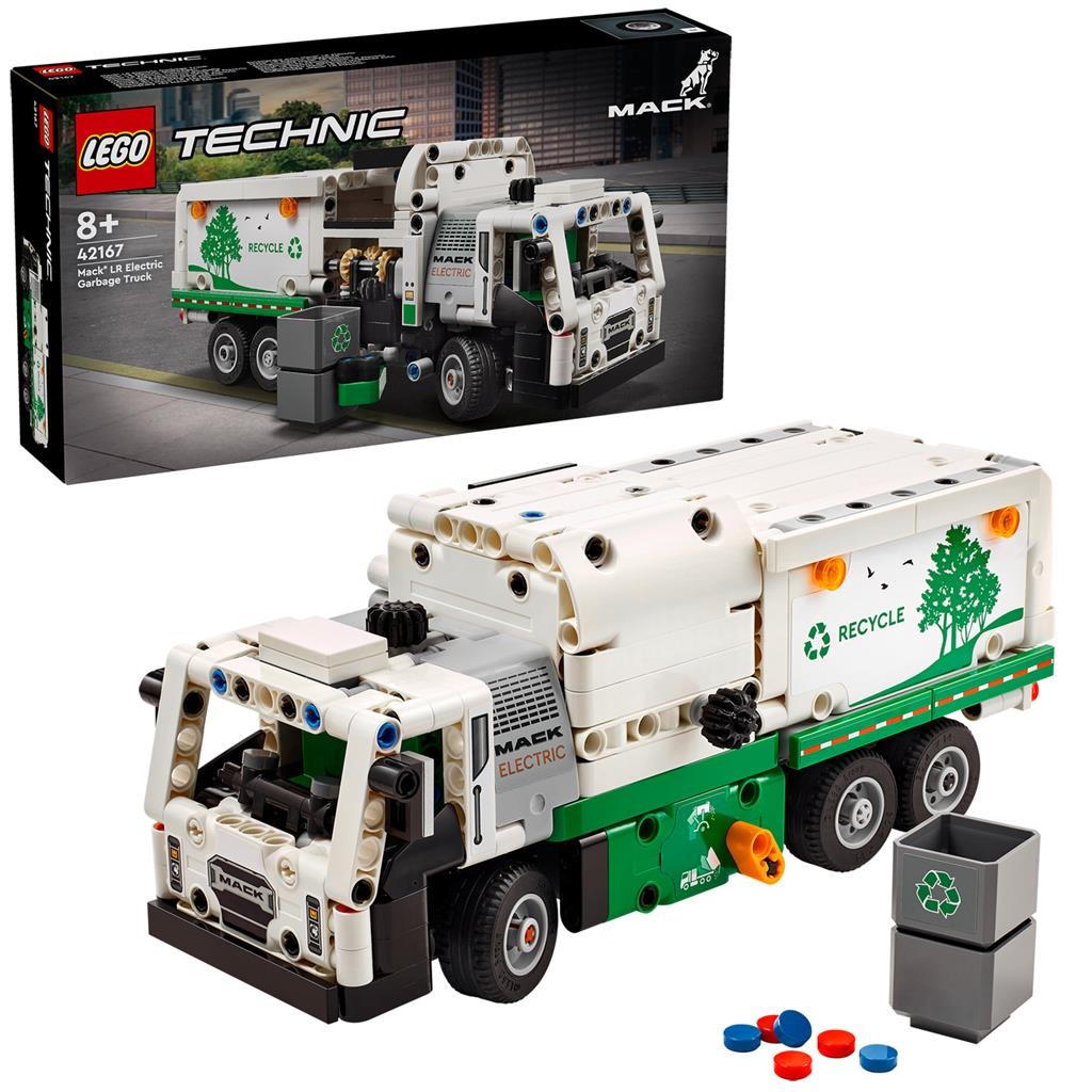 LEGO TECHNIC AUTOGUNOIERA MACK LR ELECTRIC 42167
