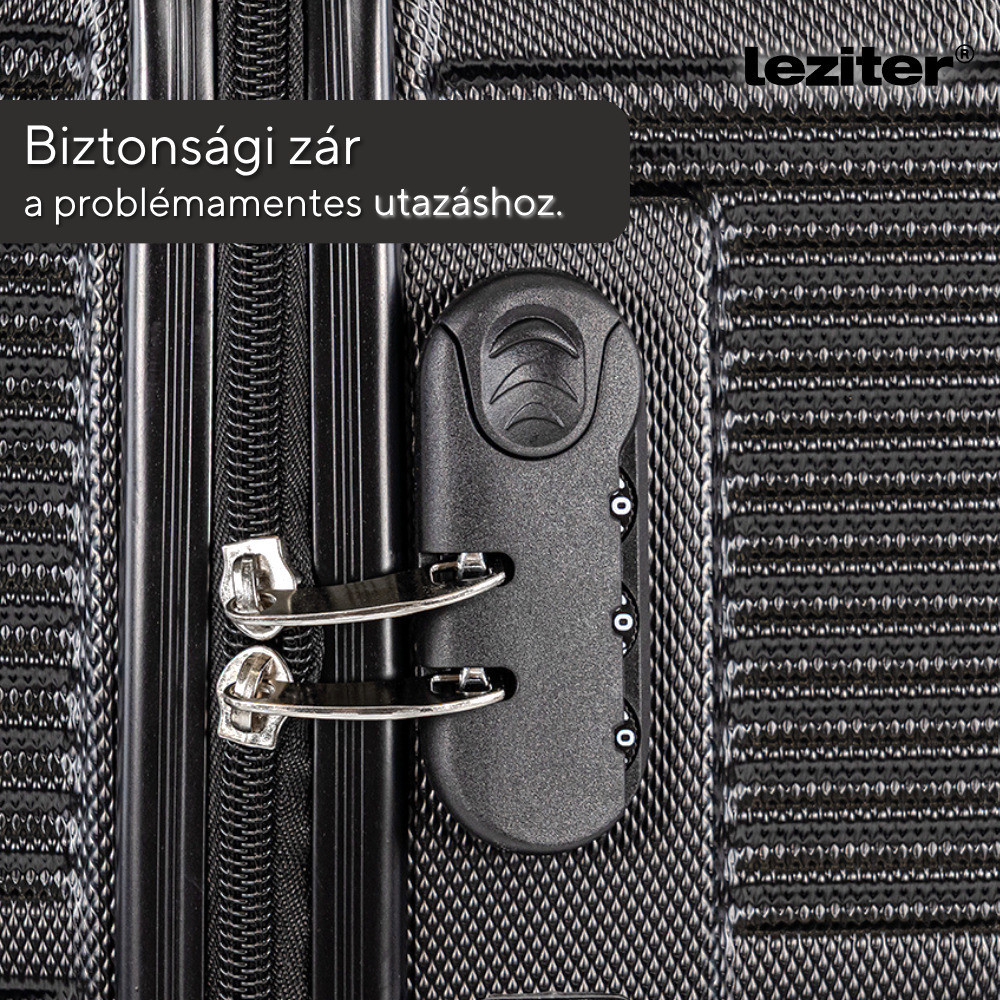 Valiză mare ABS Leziter TraveLux Urban 76x50x29 cm, roz somon