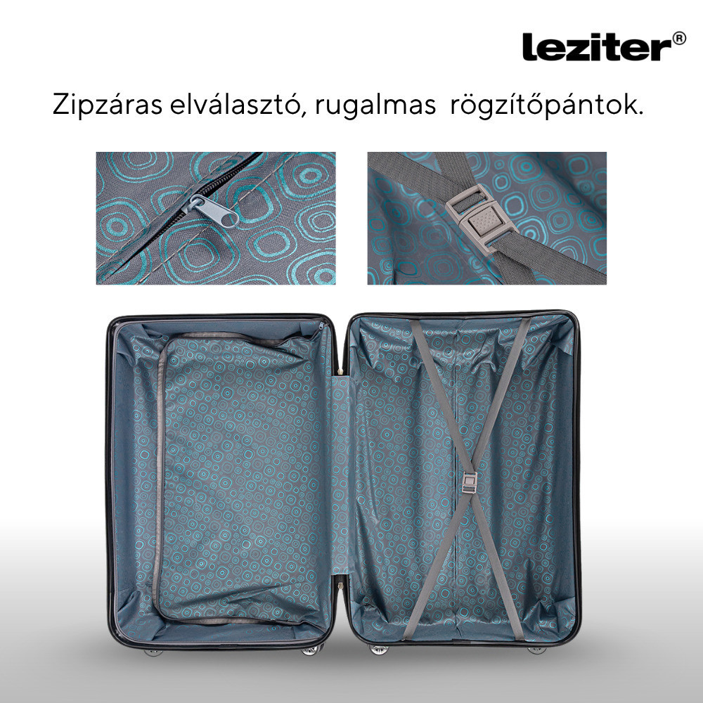 Valiză mare ABS Leziter TraveLux Urban 76x50x29 cm, roz somon