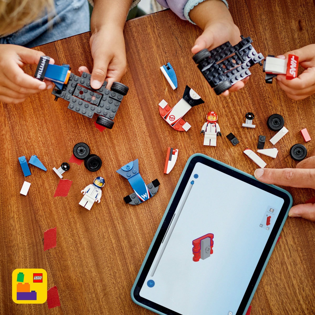 LEGO CITY MASINI DE CURSE F1 WILLIAMS RACING SI HAAS F1 60464