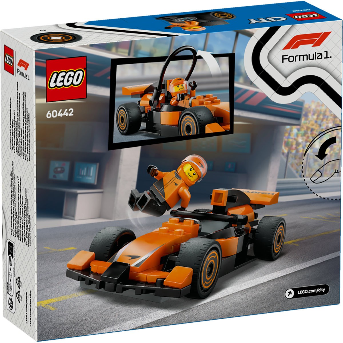 LEGO CITY PILOT F1 CU MASINA DE CURSE MCLAREN 60442