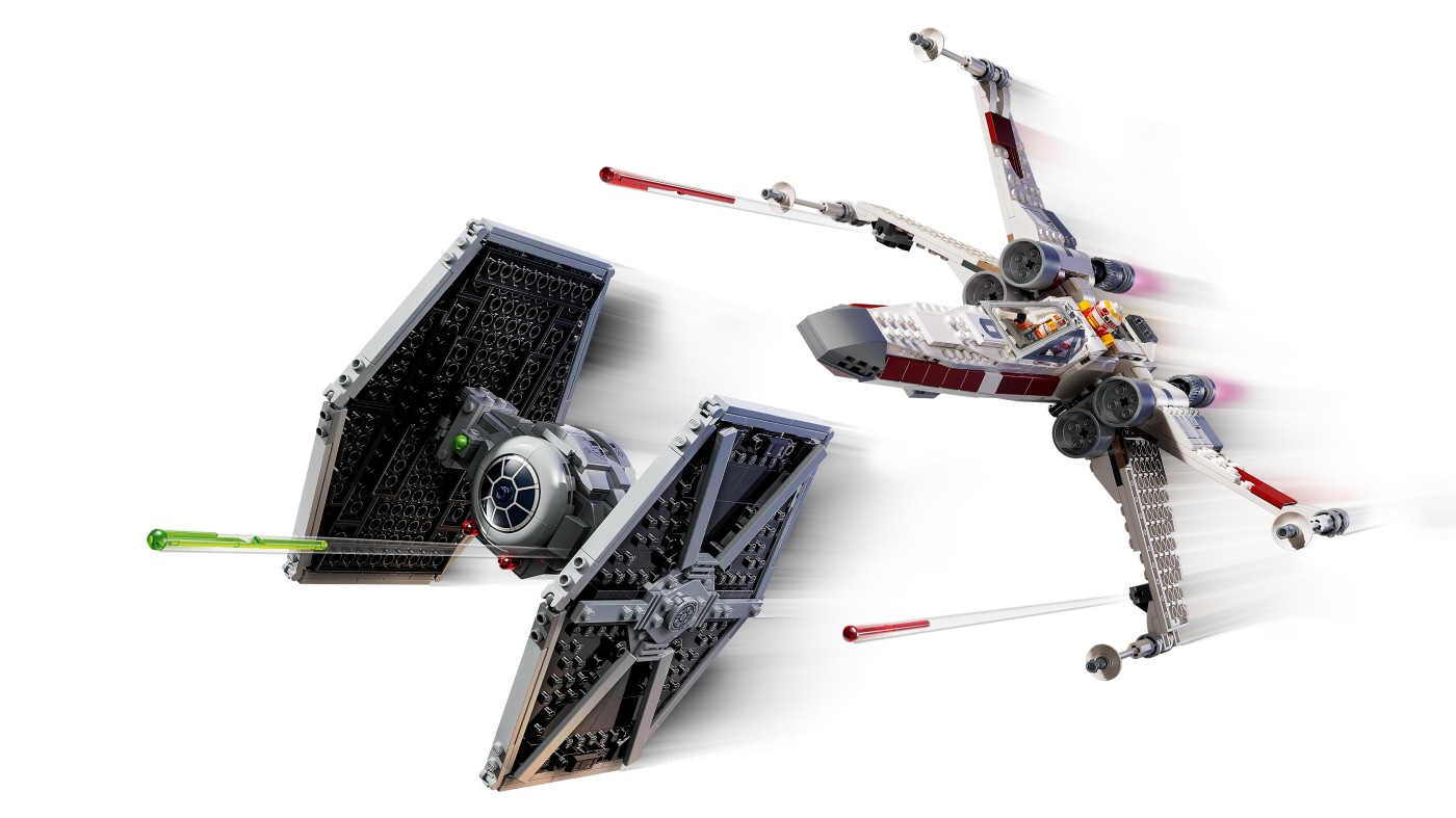 LEGO Star Wars Hibrid TIE Fighter si X-Wing 75393, 9+ ani