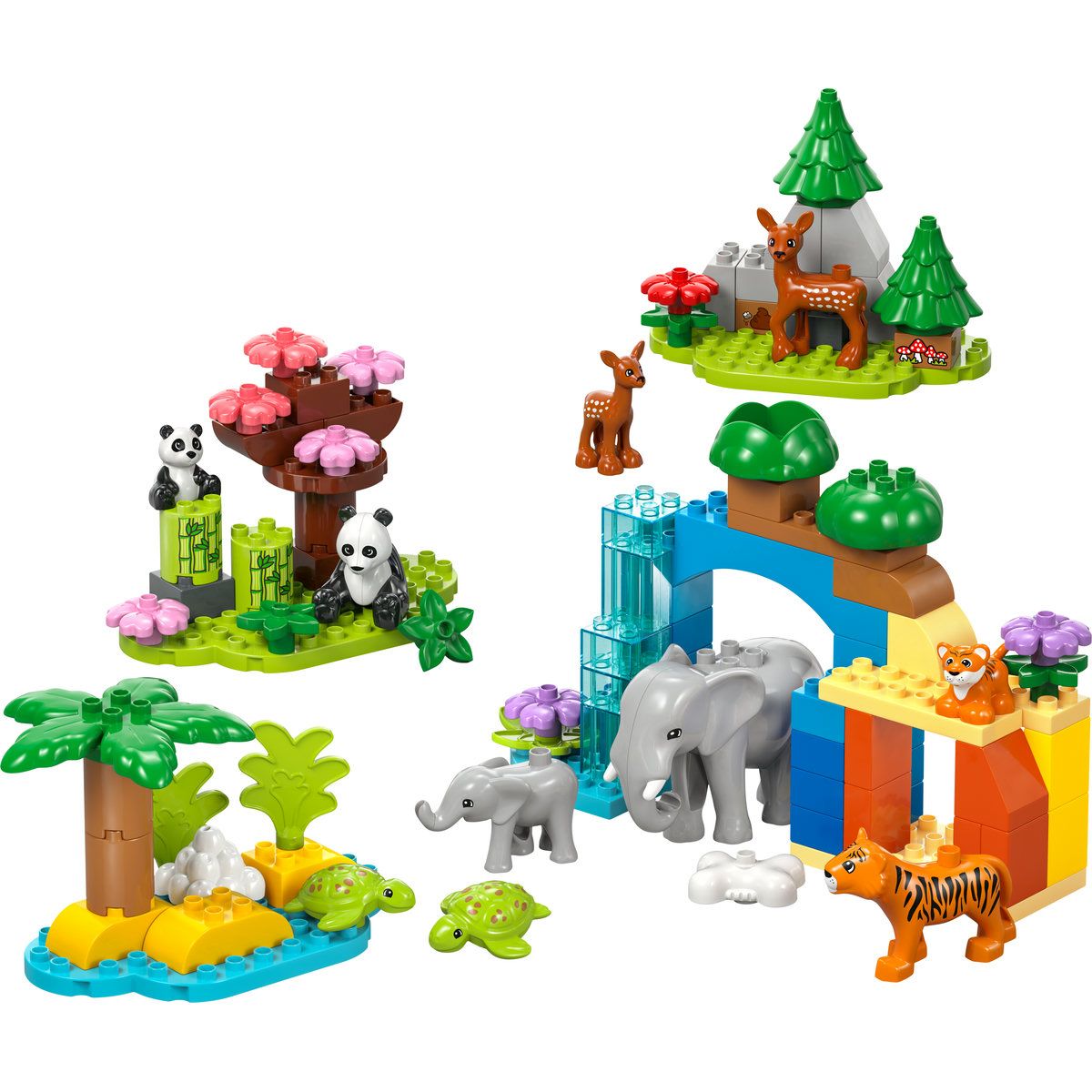 LEGO DUPLO FAMILII DE ANIMALE SALBATICE 3 ÎN 1 10446