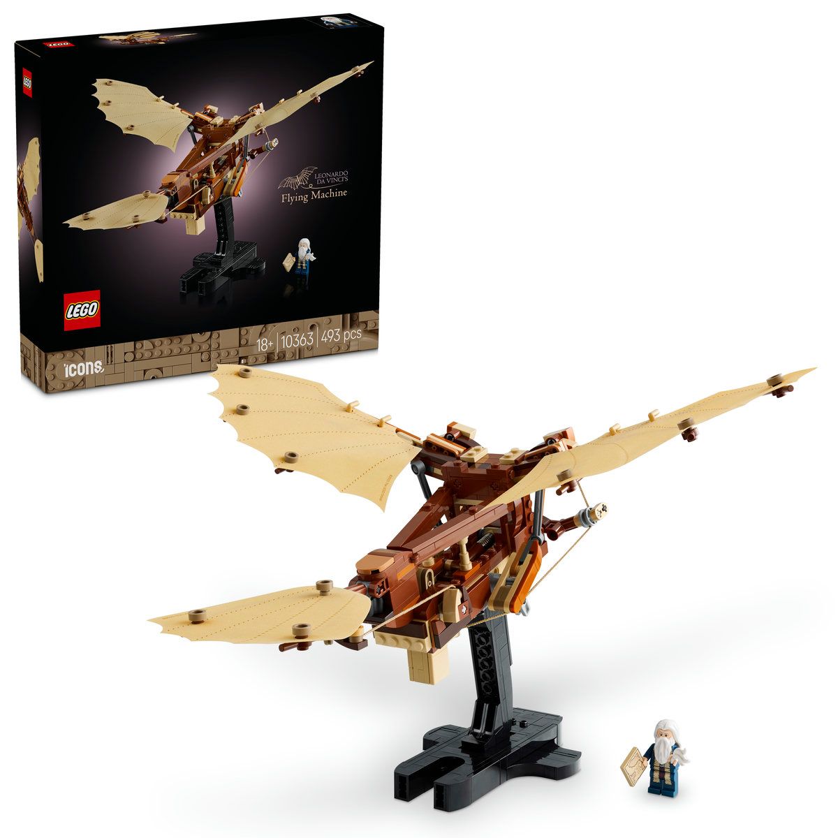 LEGO ICONS MASINA ZBURATOARE A LUI LEONARDO DA VINCI 10363