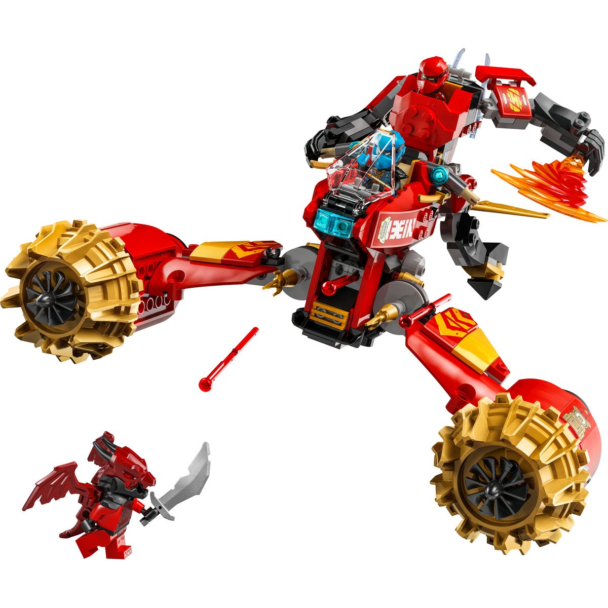 LEGO NINJAGO VEHICULUL-ROBOT ZBURATOR AL LUI KAI 71830