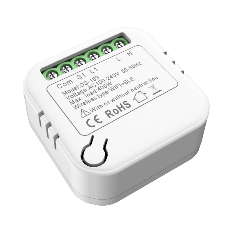 Releu LUXION Mini-Smart, Wi-Fi, 1 Intrare, 1 Iesire, Control Aplicatie SmartElectro IntelligentHouse