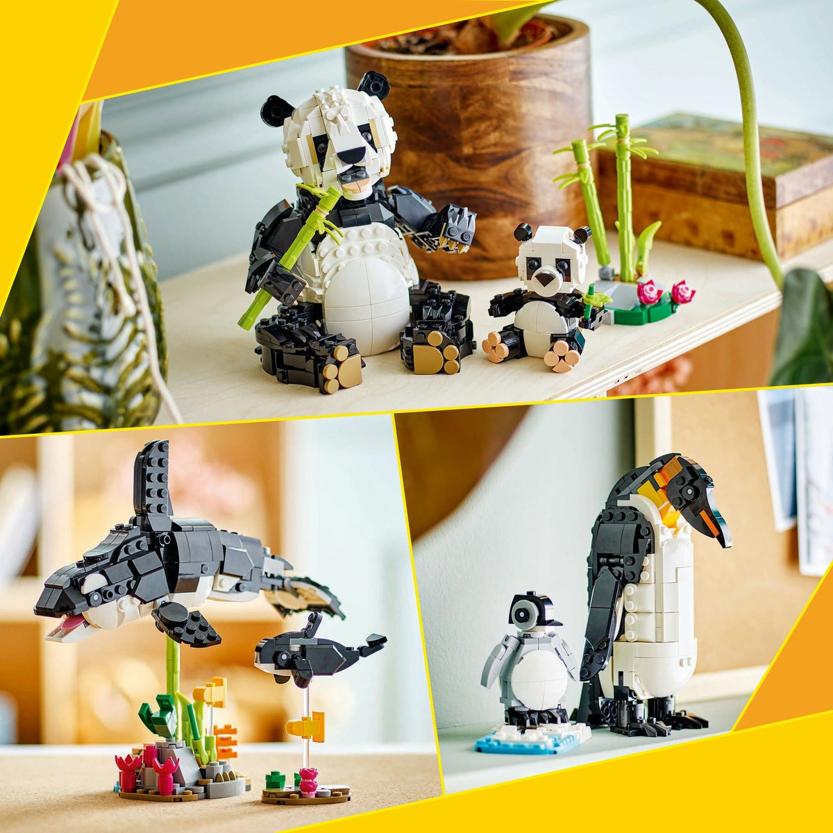 LEGO CREATOR ANIMALE SALBATICE: FAMILIA DE URSI PANDA 31165