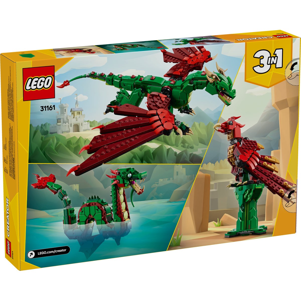 LEGO CREATOR DRAGON MEDIEVAL 31161