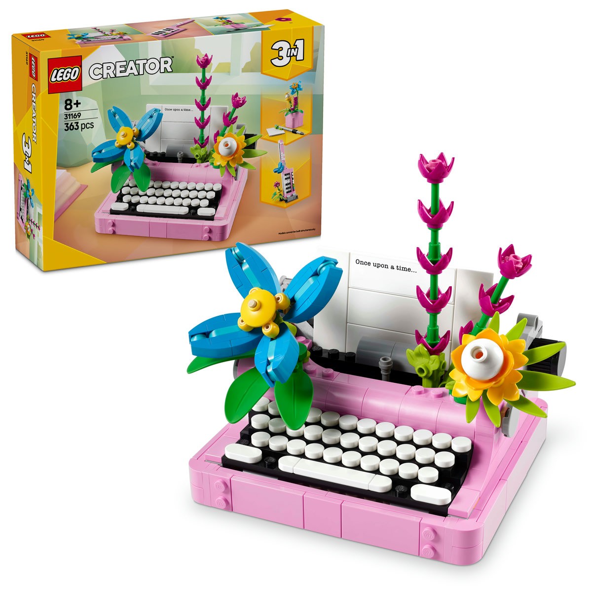 LEGO CREATOR MASINA DE SCRIS CU FLORI 31169