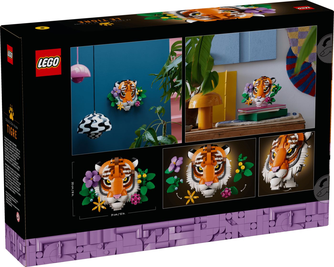 LEGO ART COLECTIA DE FAUNA TIGRU 31217