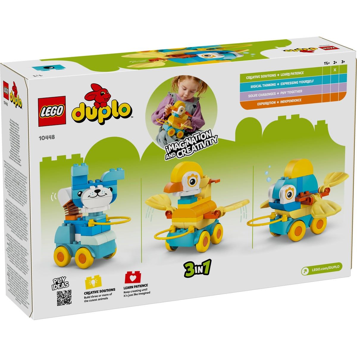 LEGO DUPLO ANIMALE PE ROTI 3 IN 1 10448