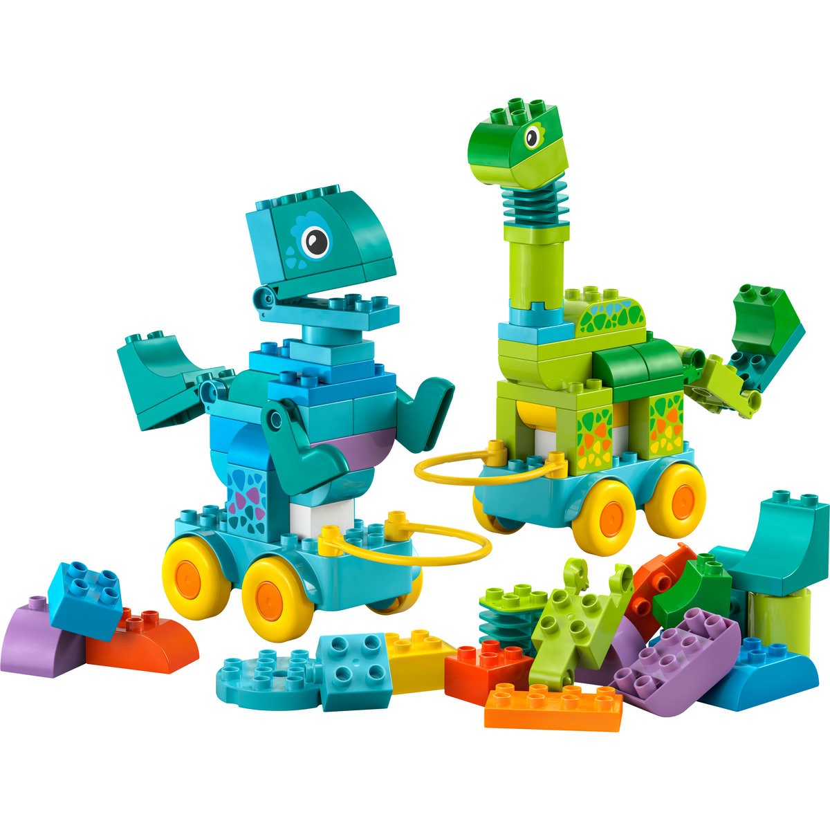 LEGO DUPLO DINOZAURI PE ROTI 3 IN 1 10451
