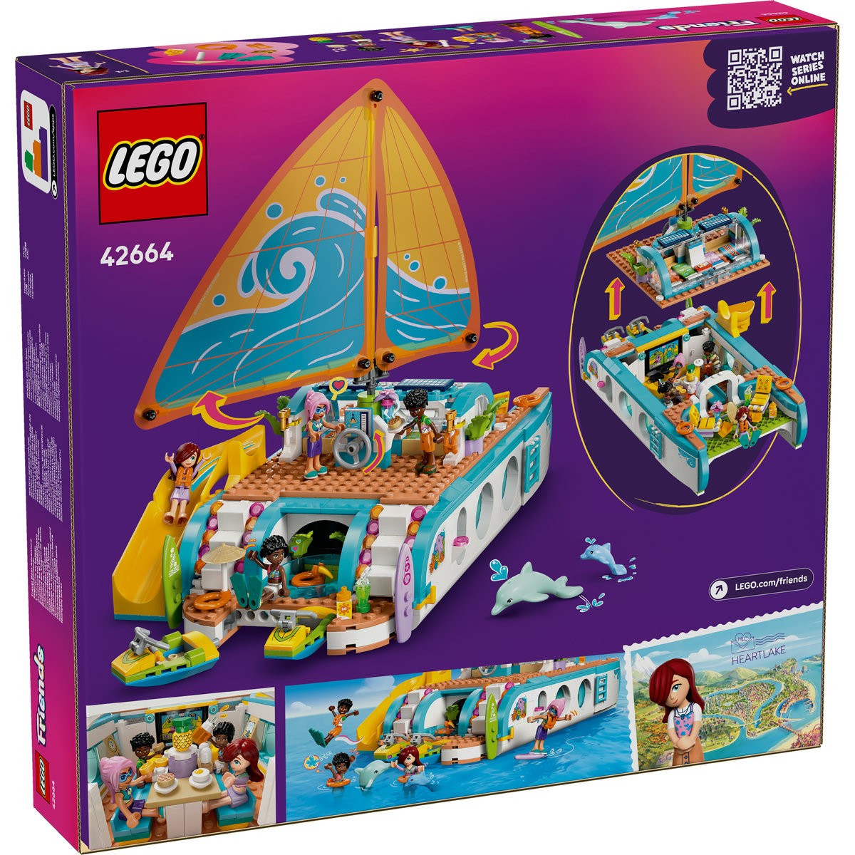 LEGO FRIENDS CALATORIA AVENTUROASA CU BARCA 42664