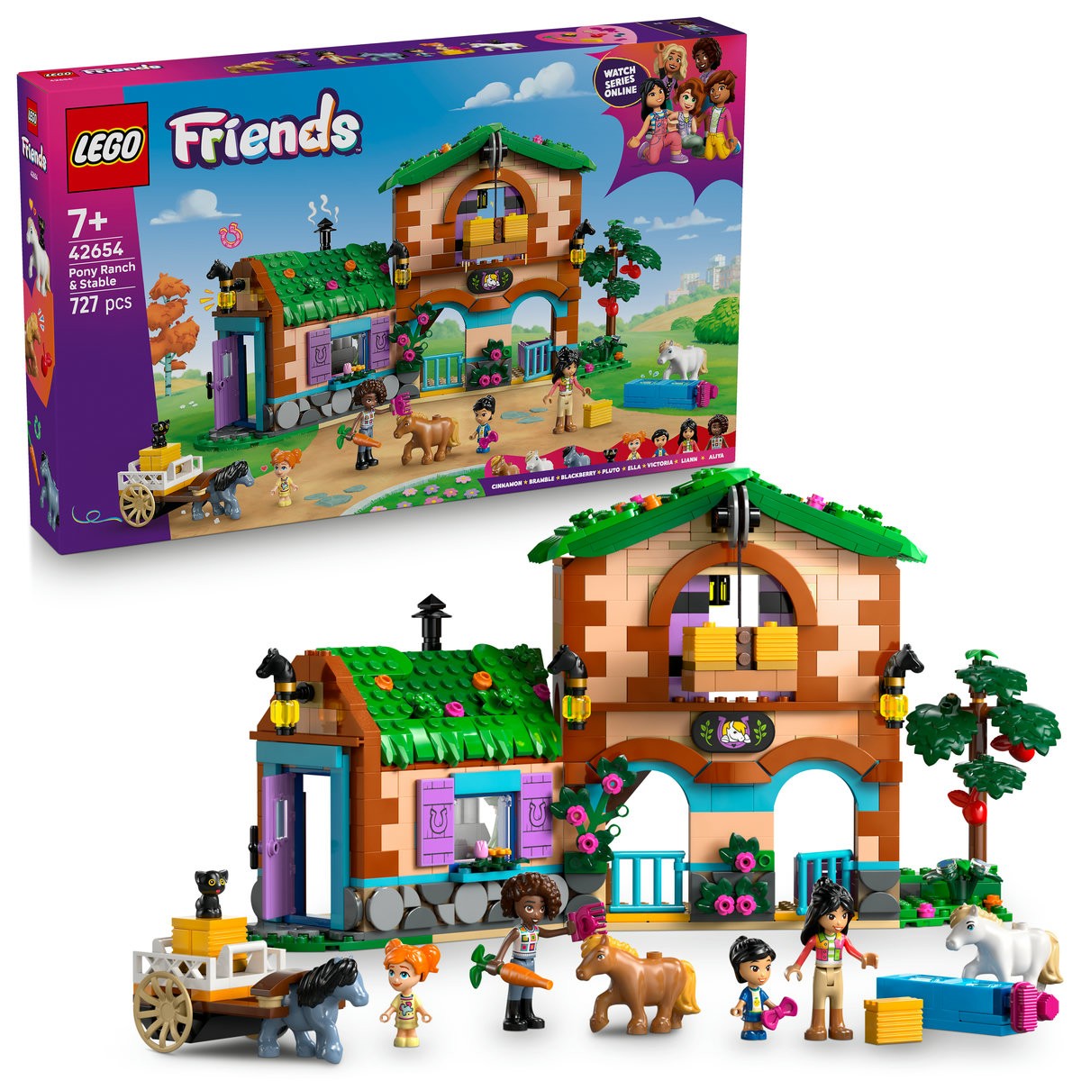 LEGO FRIENDS FERMA SI GRAJD PENTRU PONEI 42654