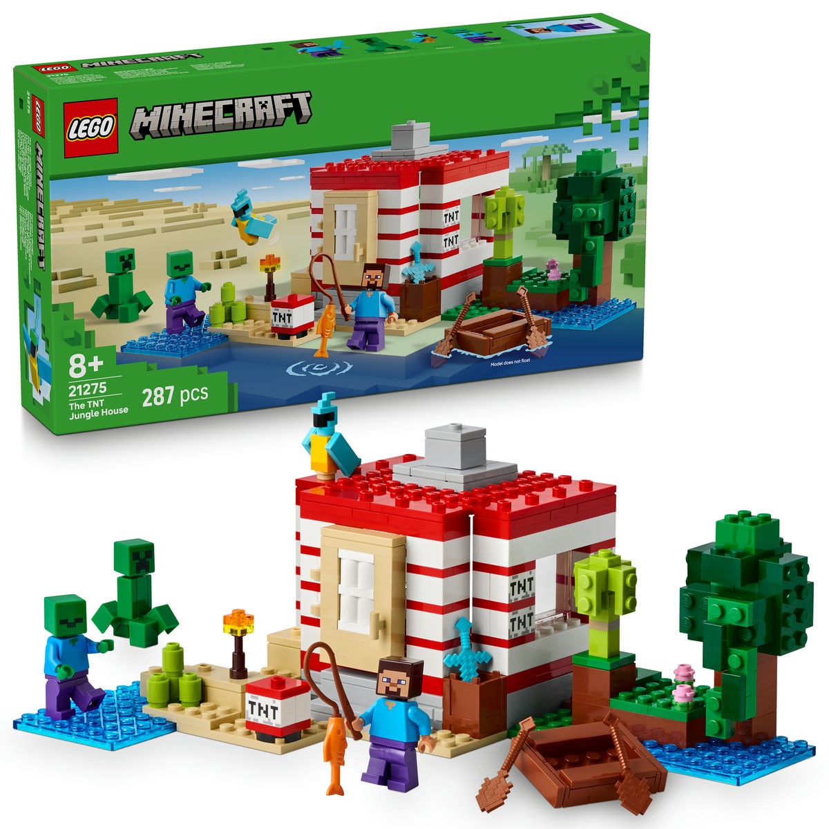 LEGO MINECRAFT CASA TNT DIN JUNGLA 21275