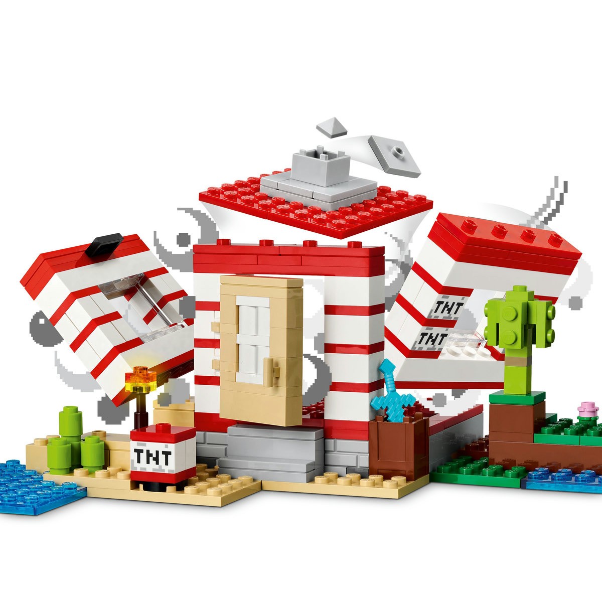 LEGO MINECRAFT CASA TNT DIN JUNGLA 21275